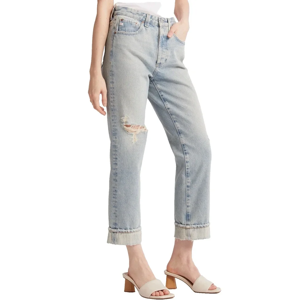 AG Adriano Goldschmied Alexxis High Rise Straight Jeans 32 NWT